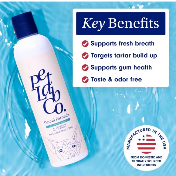 Pet Lab Co. Dog Pet Lab Co Dental Care Formula Water Additive Nwt